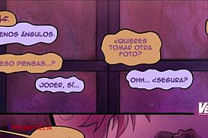 Watch Espadas Get Her Wet Pussy Licked to Orgasm in Hentai Comic!