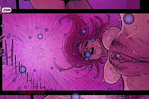 Watch Espadas Get Her Wet Pussy Licked to Orgasm in Hentai Comic!