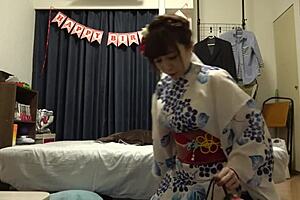 fireworks festival yukata pickup leads to hidden sex with asami chan