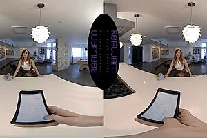 Redhead star shows big tits in pov hardcore 😍