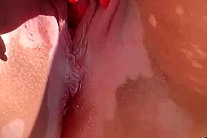 Masturbating Naked In The Outdoor Garden