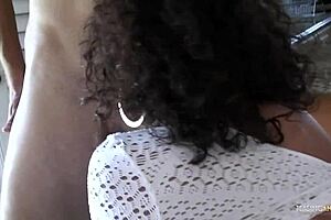 Feeling Like A Semen Queen Swallowing Cum In Interracial Sex.