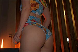 young cutie with boyfriend in intimate moment