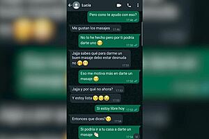 Latina teen rides for orgasm in whatsapp chat sex