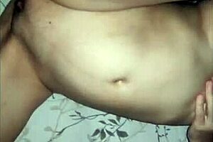 Watch this POV amateur couple with big cock and skinny sport wife!