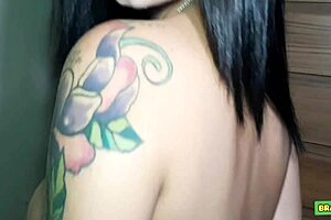 zarah santti deepthroats big cock and swallows cumshot