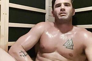 steamy sauna solo play gets intriguing