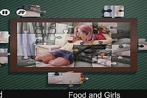 Food and girls in anime game part 02