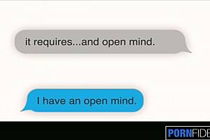 Bridgette B has her hands cuffed and her tits fucked by James Deen