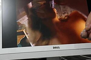 super hot milf with huge tits watches cassandra get gangbanged with two cocks in ass and pussy