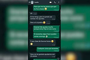 Latina teen rides for orgasm in whatsapp chat sex