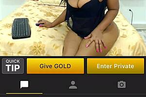 ebony girl with big ass claps in thong and panties for days