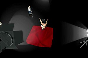 In this anime hentai, tesa rocker gets anal fucked by machines, reaching orgasm with cumshot.