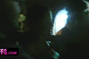 Teen gets high on weed while sucking a big cock deeply