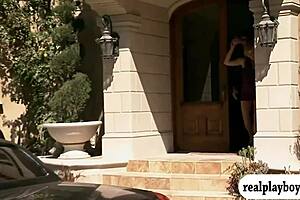 feeling the thrill of oiled wrestling with curvy blondes