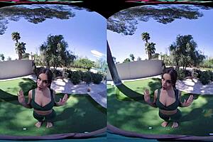 vrhush april olsen grips your cock in blowjob