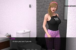 Dusklight Manor - Sex Scene 10 - Jhon Takes Shower with Lola