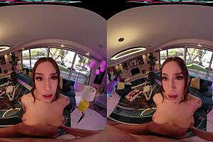 vrhush april olsen grips your cock in blowjob