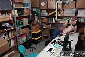 Female Cop’s First Time Busting Emo Crossdressing Teen Suspect Caught Red-Handed in Hardcore Action.