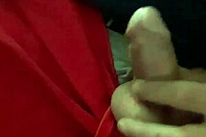 Lonely guy jerks off in solo masturbation session