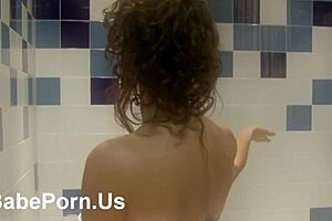 i slipped and masturbated my hairy beaver under the shower