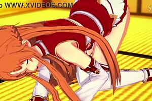 Asuna's Unplanned Sex POV In Village Room Online