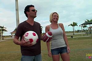 Football Player Screws Coach!