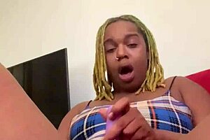 Milf almost caught masturbating her shaved pussy