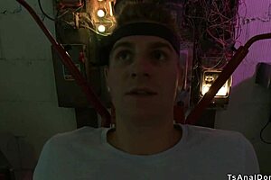 shemale doggy fucks male time traveler