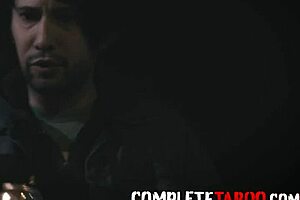 kinky blonde lesbian teen and milf in taboo outdoor tribbing