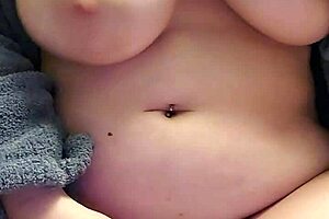 Big Girl Cums Hard Alone!