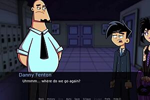 Danny phantom feels intense emotions during genie handjob in amity park