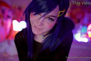 feet and spit play with cute femboy in relaxed setting