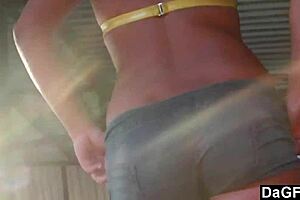 dagfs - this saucy teen 18+ just loves outdoor sex play