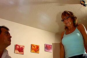 Martina Teases Kurt with Facial Cumshot