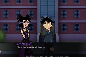 Danny phantom feels intense emotions during genie handjob in amity park