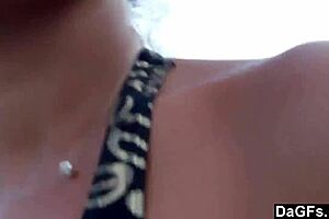 dagfs - this saucy teen 18+ just loves outdoor sex play