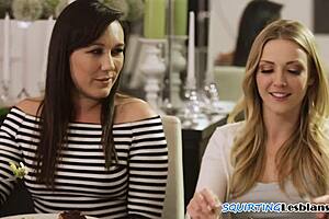 Babe Squirts From Oral Under The Desk