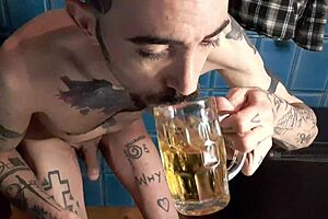 Gay Guy Enjoys Monster Cock In Bathroom Shower