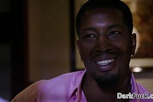 Sex in the ladies room with Maya Kendrick's big black cock