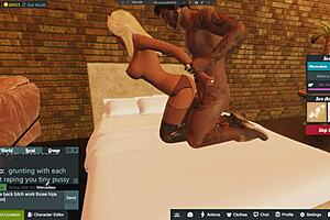 Mercedes Fucks Mechanic with Monster Cock