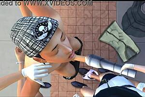 Wild Japanese Train Action In Hentai Game Scene!