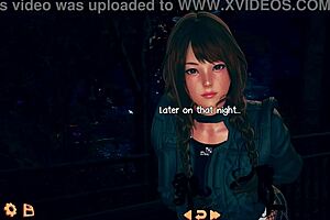 Anna Plays Trick or Treat with Big Tits