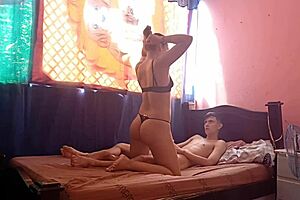 My favorite Colombian schoolgirl arrives home for a special favor