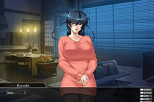 Taimanin Asagi 3 Handjob Game with Black Characters