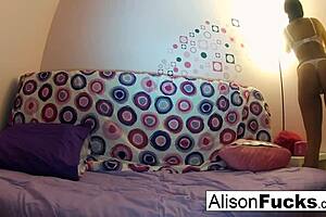 Alison Tyler Masturbates In Bed With Big Tits