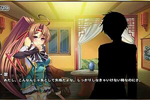 in this anime hentai, the hero ma choo unifies the land with erotic scenes from shinrenki musou