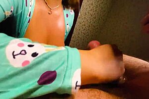 Hidden Cam! Step Sister's Big Oiled Tits Fuck My Cock!