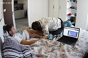 amateur brunette euro chick sucks and handjobs