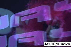 Jayden Jaymes loves her big tits and ass in solo nude masturbation.